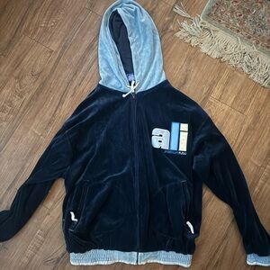 Muhammad Ali Sweat Suit Men's Blue and Gray